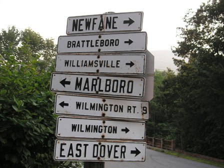 Direction signs, South Newfane, 25Jul06